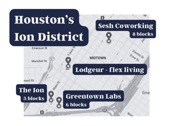 Map of Houston's Ion District